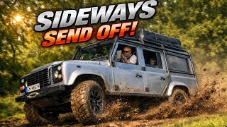 LAND ROVER 110 Epic Welsh 4x4 SEND-OFF!