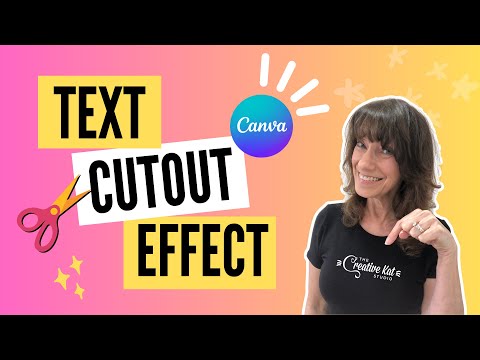 Create a Fun Text Cutout Effect in Canva