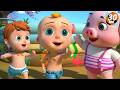 Swimming Song! 🌊 Let's Go to the Beach | Nursery Rhymes & Kids Songs - Song For Kids