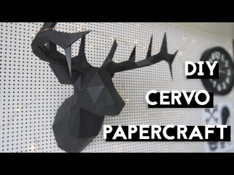 🦌 DIY Cervo em Papercraft Descomplicado