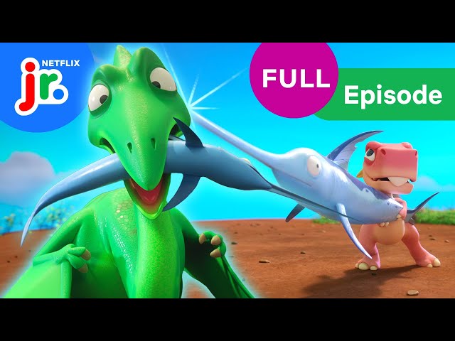 Point Beak / Food Fight / Simply The Nest 🦖 FULL EPISODE | Bad Dinosaurs | Netflix Jr class=