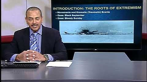 CJA446: TERRORISM & EXTREMISM Session 03