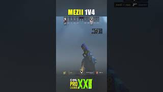 Mezii 1v4 Pistol Clutch Vs Falcons | ESL Pro League S22!🎯🔥#cs2 #gamingshorts