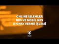 Kamu SM - Online İşlemler Üzerinden e-onay Aktifleştirme