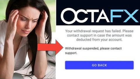 Octafx Withdrawal Suspended | Octafx withdrawal in Pakistan