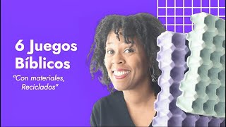 Juegos Bíblicos con cartón de huevos: materiales reciclados