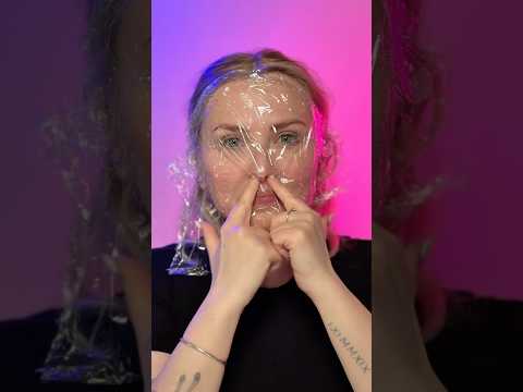 Plastic Wrap Makeup