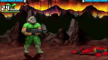 Mugen - Brutal Doomguy WIP - The arsenal
