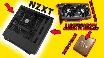 5 MINUTE RUNDOWN CUSTOM GAMING PC ASSEMBLY! Ryzen 7 5800X RTX 3060 12GB