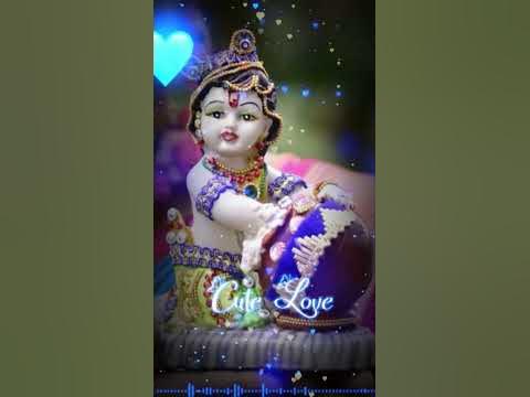 kanha soja jara Krishna status Janmashtami Radhe radhe #krishna theme # ...