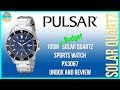 Best Budget Solar! | Pulsar 100m Solar Quartz Sports Watch PX3067 Unbox & Review Best Budget Solar! | Pulsar 100m Solar Quartz Sports Watch PX3067 Unbox & Review