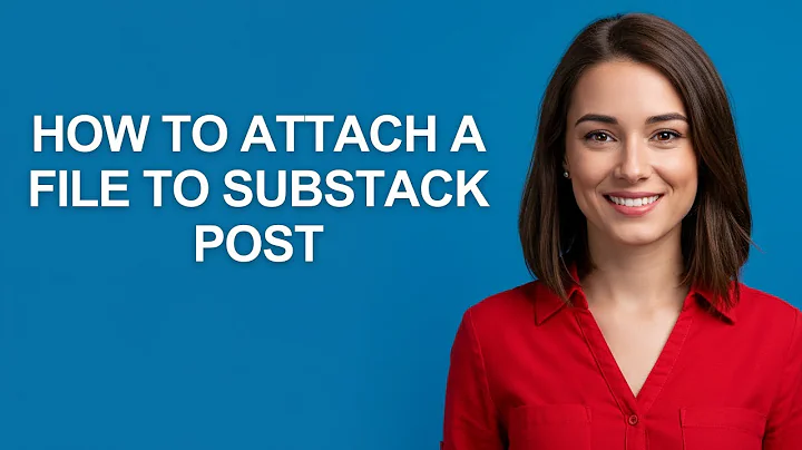 How to Attach a File to Substack Post - AshleyHowTo
