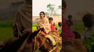 Village Girl Donkey Ride