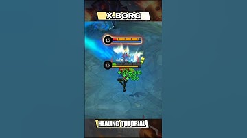 X.BORG HEALING TUTORIAL AND BUILD #mlbb #shorts #xborg