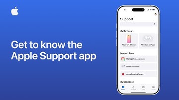 Get to know the Apple Support app for iPhone, iPad, and Apple Vision Pro | Apple Support