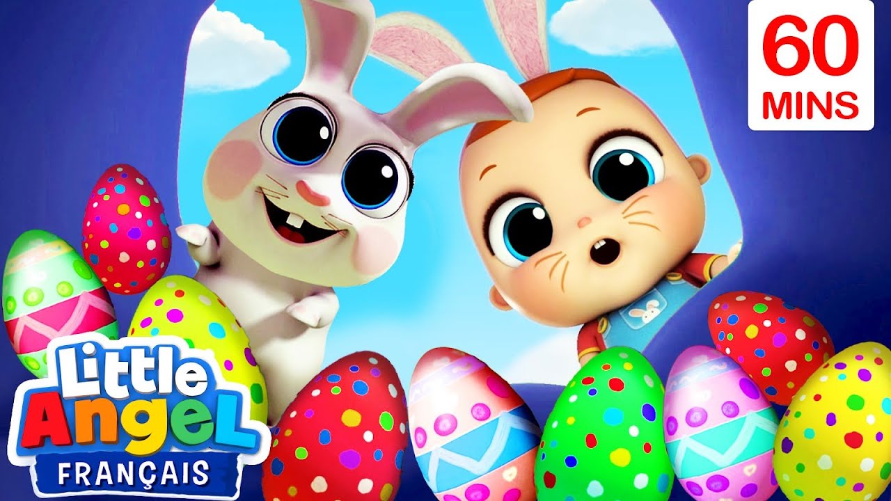 Bébé Louis fait la chasse aux œufs | Comptines de Pâques | Little Angel Français