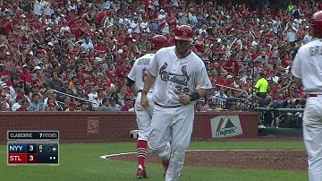 NYY@STL: Peralta knocks in Adams on a sacrifice fly