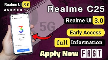 Realme C25 Android 12 Update | Realme C25 Realme UI 3.0 Update | Realme C25 New Update
