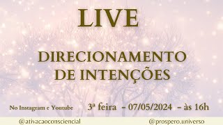 LIVE DIRECIONAMENTO DE INTENÇÕES