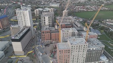 Brent town. Newly built town nw london