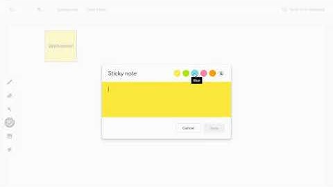 Jamboard  Sticky Notes