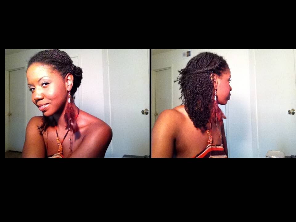 2 Quick And Easy Hairstyles On Natural Hair Two Strand Twist