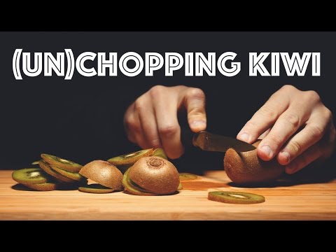 [Un] Chopping Kiwi (4K) ASMR