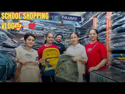 Vacation School Shopping Vlog🥰📚📒❤️#kashishpatel #newvlog #schoolvlog #vacation #vlogger #viralvlog 