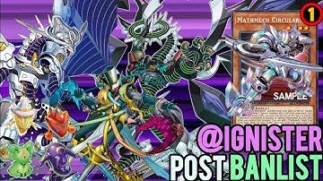 @IGNISTER DECK Ft. MATHMECH CIRCULAR | VS META TCG | EDOPro | REPLAYS 🎮 + DATA 📊 + DECKLIST 📝