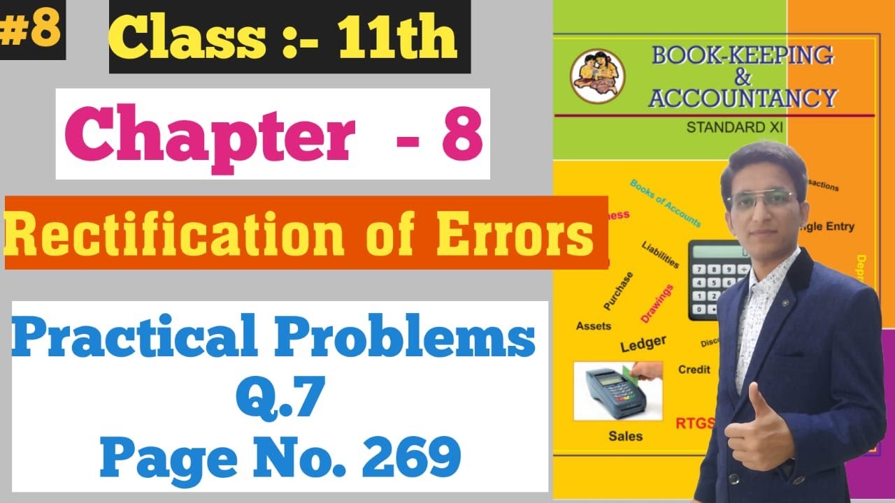 Rectification of Errors || Practical Problems Q.7 || Page No. 269 ...