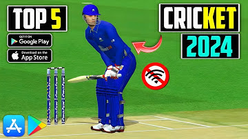 Top-5 Best Offline Cricket Games For Android 2025 🔥 || Highest Graphics Cricket Games 2025 | Cricket