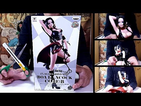 Unboxing Boa Hancock Figure Flag Diamond Ship Code B Banpresto Youtube