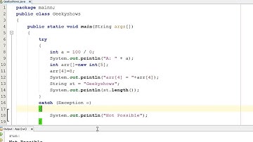 190. Example 2 Multiple Catch in Java Programming (Hindi)