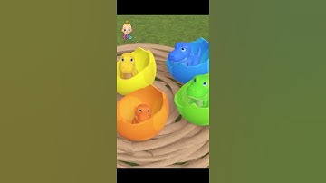 Five Little Dinosaurs#shorts | more Nursery rhymes | Baby yoyo
