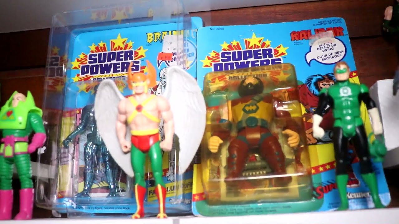 Coleção completa de bonecos Super Powers Kenner / Estrela Action