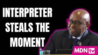 UNEXPECTED LAUGHTER DURING MADLANGA COMMISSION OVER INTERPRETER'S LANGUAGE SKILL