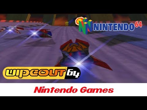 Wipeout 64 (All Tracks Gameplay 60 FPS) Nintendo 64