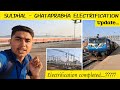 Suldhal ghataprabha electrification update  belagavi miraj electrification