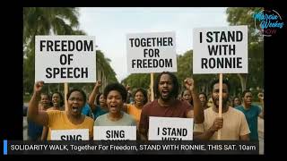 Stand with Ronnie Clarke - Freedom of Expression. Solidarity Walk -This Saturday 15th November 2025.