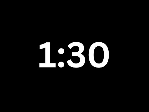 Đếm lên 1m30s | 1 Minute 30 Seconds Count Up Timer – Theo dõi thời gian chính xác & dễ nhìn!