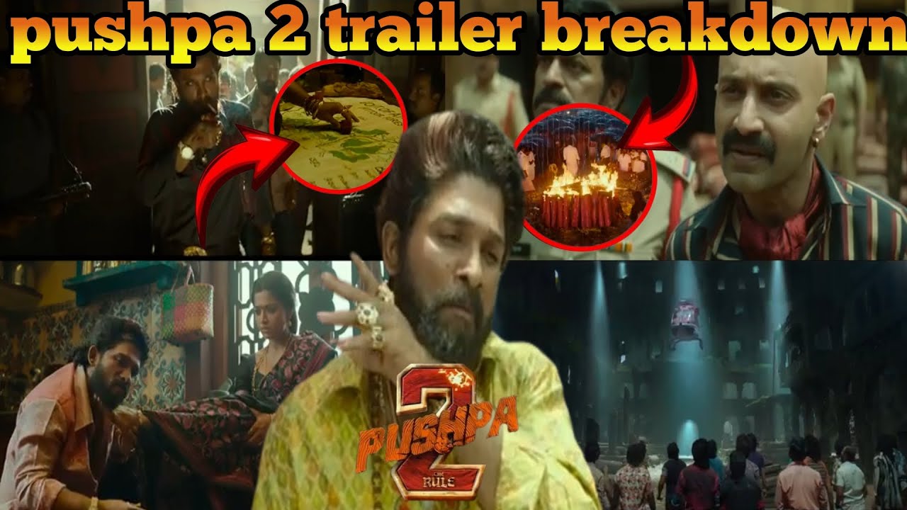 😱pushpa 2 trailer breakdown💥 & trailer decoding🔥