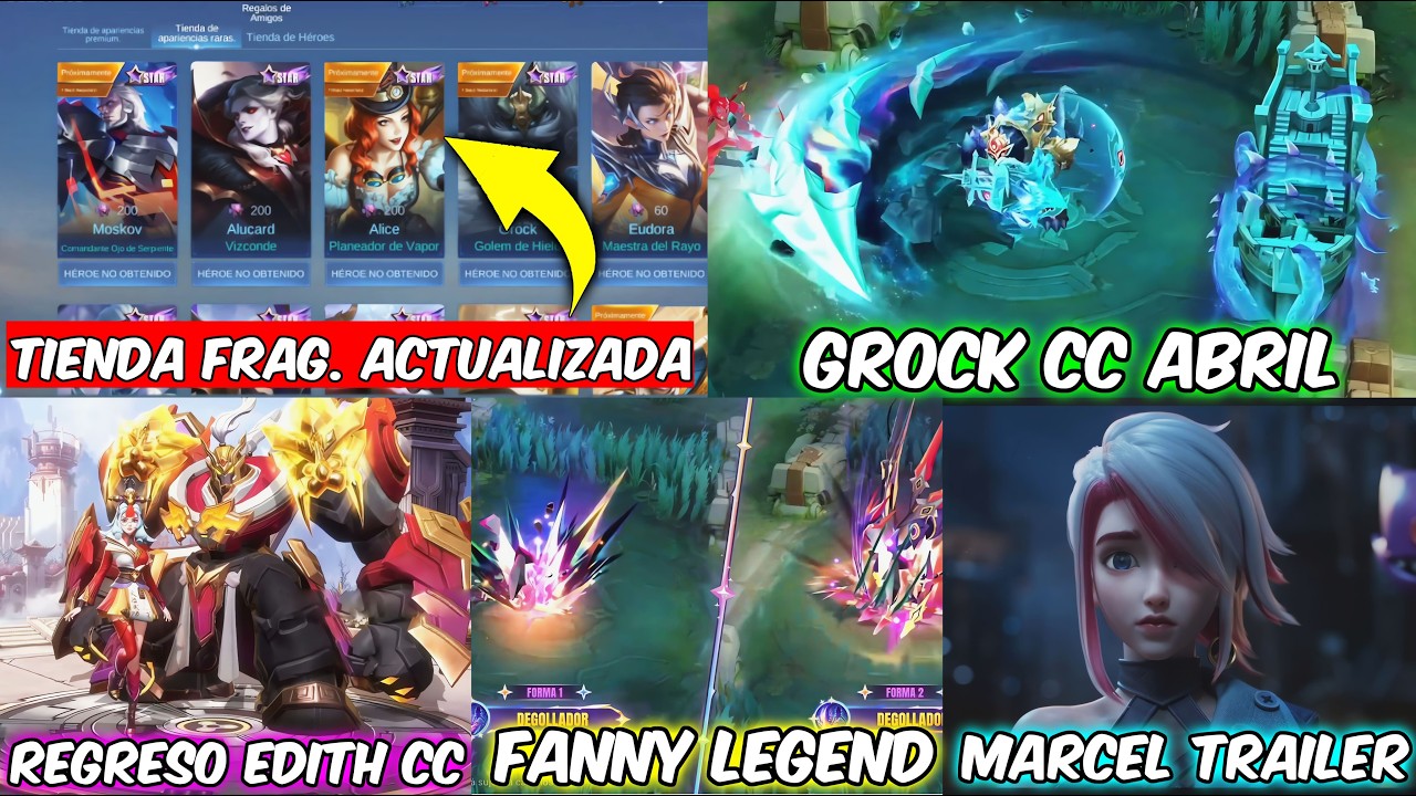 TIENDA FRAGMENTOS ACTUALIZADA | EDITH CC ABRIL GROCK TITAN, MARCEL TRAILER, FANNY LEGENDARIA