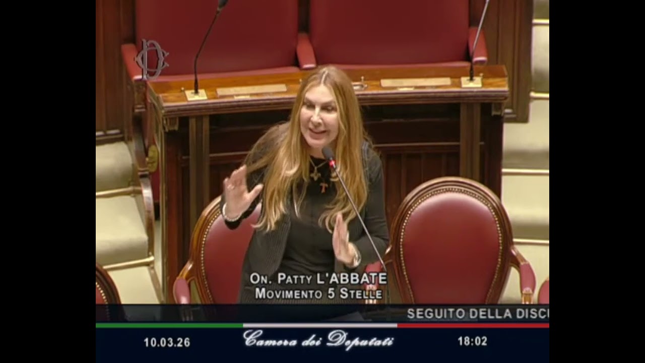 Patty L'Abbate   M5S Camera   Dichiarazione di voto in Aula 10/03/2026