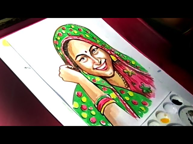 haryana day drawing  haryana drawing  haryana culture drawing  haryana  diwas drawing  YouTube