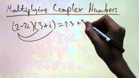 Multiplying Complex Numbers