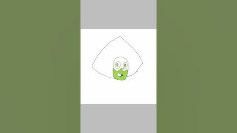 How to draw Peridot