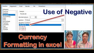 currency format in excel | how to display negative numbers in brackets in excel |EXCEL