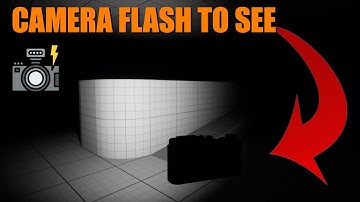 How To Use A Camera Flash To See In Unreal Engine 5 | Horror Mechanic Tutorial