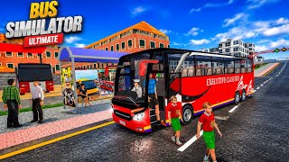 City Bus Driving Simulator 3D - Picking Up Passengers | Full Gameplay screenshot 3
