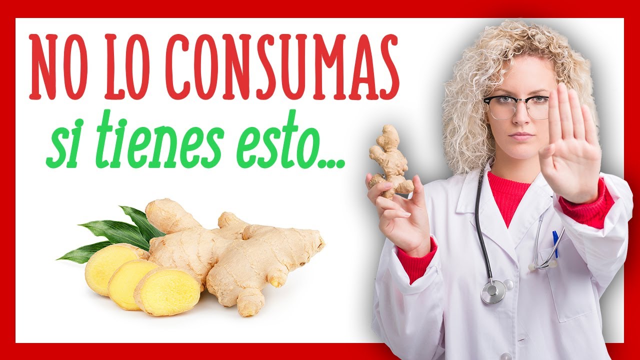 Contraindicaciones del JENGIBRE ► DOSIS de CONSUMO Diario 😱 7 Efectos SECU...